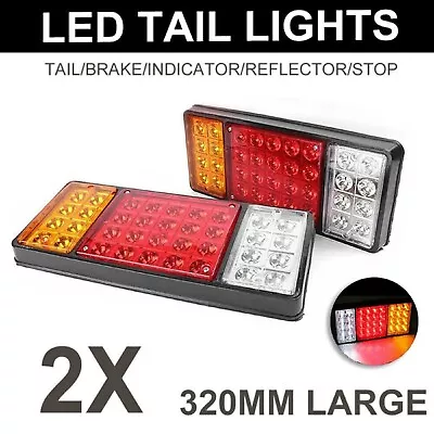 LED TRAILER TAIL LIGHTS TRUCK CARAVAN UTE BOAT LIGHT SCREW Waterproof IP67 LAMP • $24.99