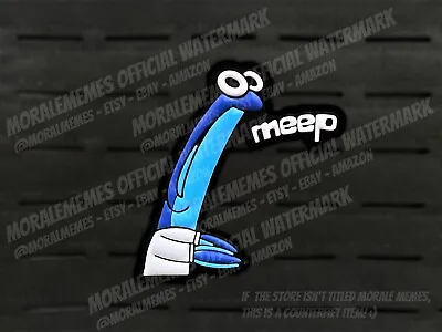 Meep Fish Meme Funny PVC Morale Patch • $11.99
