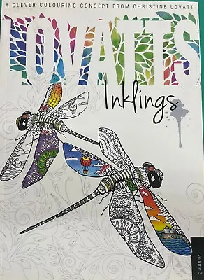 Adult Colouring Book:  Lovatts Inklings Vol 3 Free Postage • $12.99