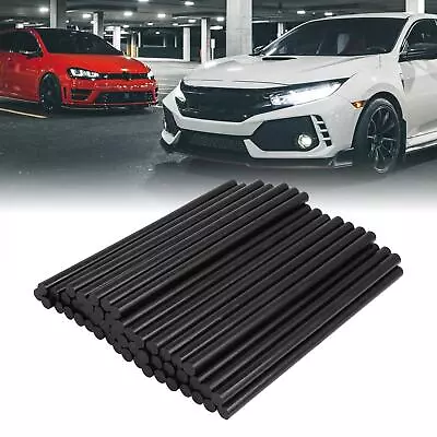 50pcs 7mm X 150mm Bulk Black Hot Melt Glue Sticks Adhesive Craft DIY Car Repair • $16.05