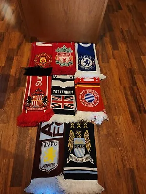 Manchester United European Football League Warm Winter Scarf Lot Of 8 • $80