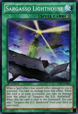 $3.95 • Buy Sargasso Lighthouse JOTL-EN062 Common 1st Edition Near Mint YuGiOh Card