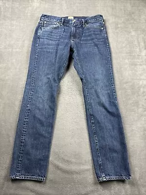 J.Crew 484 Jeans Men’s 34x31 Slim Tapered Leg Button Fly Cotton Denim • $24.95