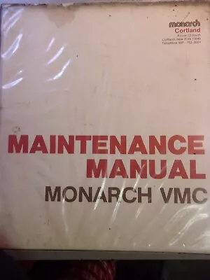 Monarch Cortland Maintenance Manual VMC-75 GE/Fanuc 15M 90028 *FREE SHIPPING* • $39.99