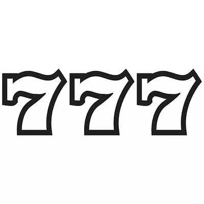 $3 • Buy Casino Seven Slot Fruit One Arm Bandit Machine Jackpot Vinyl Decal Sticker (c-3)