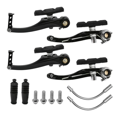 $14.57 • Buy Aluminum Alloy V-Brake Set For Mountain Bike Road Bicycle Front & Rear MTB BMX