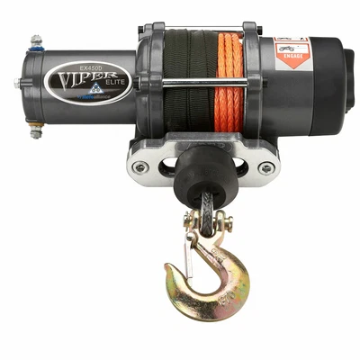 $399.99 • Buy VIPER Elite 4500lb UTV Winch Kit W/ ORANGE Synthetic Rope- 2014-2020 RZR 1000 XP