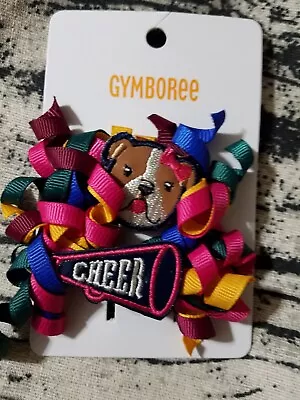 Gymboree Prep School Cheer Dog Curly Hair Clips Size 2 3 4 5 6 7 8 9 NWT • $9.95