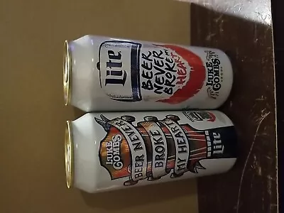 2 Luke Combs Edition Miller Lite Beer Can (empty) Rare! 16 Oz Tall Boy 2 Cans!  • $10
