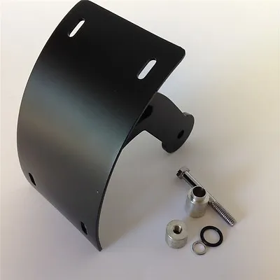 Side Curve Mount License Plate Bracket Tag Holder For Suzuki Boulevard M109R Bla • $34.15