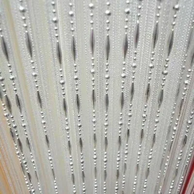 £5.99 • Buy Dew Drop Chain Bead Curtain String Door Room Divider Fly Bug Screen Beaded Panel