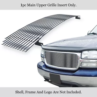 Fits 1999-2002 GMC Sierra/00-06 Yukon Upper Stainless Chrome Billet Grille • $61.99