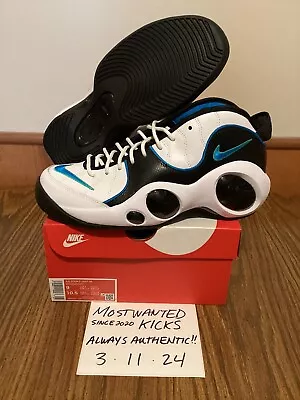 DS 2022 Nike Air Zoom Flight 95 White Photo Blue Men’s Sz 9 • $54.99