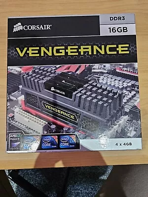 Corsair CMZ16GX3M4A1600C9 (16 GB PC3-12800 (DDR3-1600) DDR3 RAM 1600 MHz... • £10