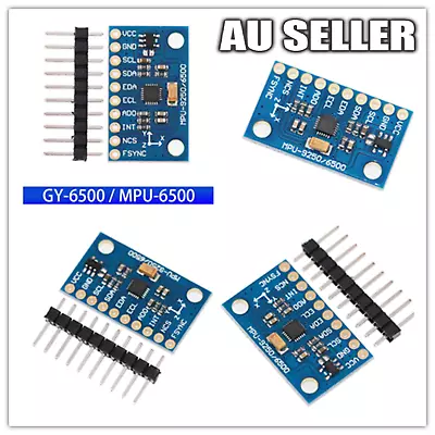 $25.99 • Buy GY-6500 MPU-6500 6DOF Six-Axis Accelerometer Attitude Gyro Sensor Module
