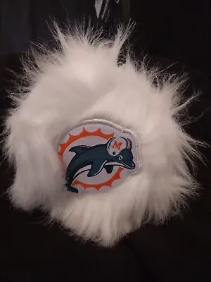 NFL Miami Dolphins White Fuzzy Cheer Earmuffs One Size By Little Earth  • $14.95