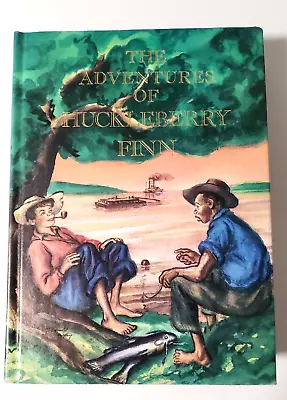 Vintage The Adventures Of Huckleberry Finn By Mark Twain Book • $3.98