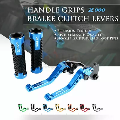 For KAWASAKI Z900 Z 900 17-19 Adjustable Brake Clutch Levers CNC Handle Grips • £30.14