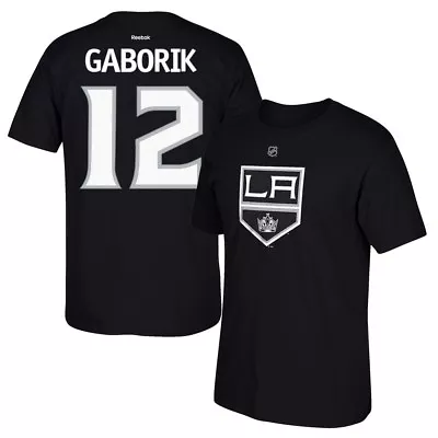 Marian Gaborik Reebok Los Angeles Kings Player Premier Black Jersey T-Shirt Men • $17.99