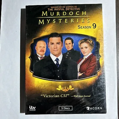 Murdoch Mysteries: Season Nine 9 (DVD 2016) NEW Yannick Bison Free Shipping • $16.99