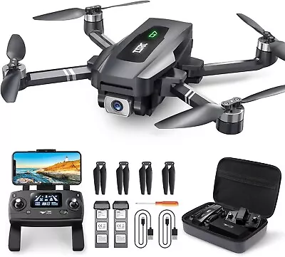 GPS Drone With 4K UHD Camera For Adults TSRC Q7 Foldable FPV RC Quadcopter • $49.99