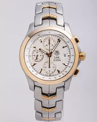 Pre-Owned TAG Heuer 18k&Stainless Steel Link Chronograph Ref. CJF2150 ! 41mm • $1295