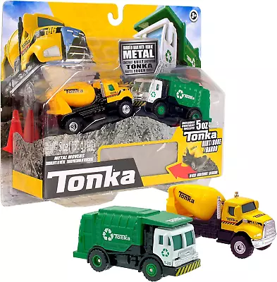 - Metal Movers Combo Pack - Garbage Truck & Cement Mixer (Grey Compound) • $44.81