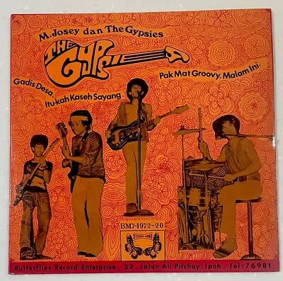 Extremely Rare 1972 M. Josey & The Gypsies Pak Mat Groovy Malaysia EP SIGNED • $2000