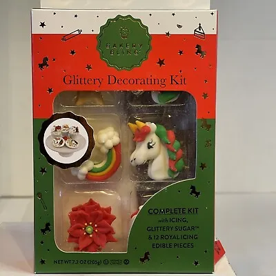 My Little Pony Unicorn Bakery Bling Glittery Kit Edible Icing Sugar Decor • $12