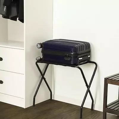 Convenient Metal Travel Folding Luggage Suitcase Rack Stand Home Hotel • $15.59