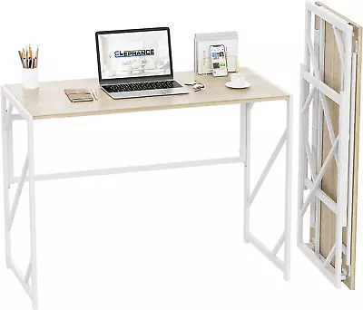 Home Office Folding Computer Desk For Small Spaces • $116.47