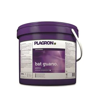Hydroponic Nutrient Plagron Bat Guano Manure Organic Fertiliser Root Development • £14.59