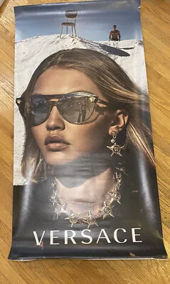 Pre-owned Versace Sunglasses Poster 30”X56” Good Condition • $89.99