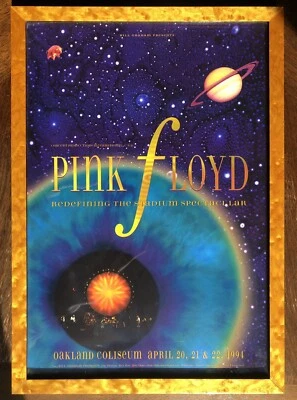 $300 • Buy Pink Floyd Concert Poster 1994 BGP-92 Oakland Coliseum With Frame