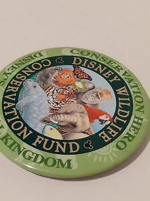 $9.75 • Buy Disney Wildlife Conservation Fund Animal Kingdom Large Button Lapel Pin