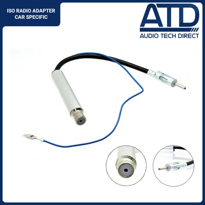 £4.99 • Buy Aerial Adaptor For VW Transporter Golf Passat Power Booster Amplified DIN ISO V