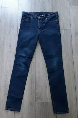 *Ladies Levi's Jeans Demi Curve Skinny Stretch Blue Classic Rise W31 L32. • £13.99