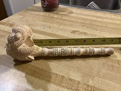 Vintage Meerschaum Turkish Sultan Royal Long Stem Pipe 10-1/2” Never Used • $90