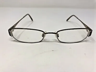 Elle Eyeglasses Frames EL18716 Metal Brown 48-17-135 Full Rim C568 • $33.25