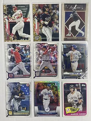 9 Card Lot Trout Soto Gold Star SP Betts Judge Witt Ohtani Alvarez Cruz Rookie • $11.99