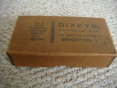 £15 • Buy Vintage 1930's Dixeys Opticians North St Brighton Cardboard Box