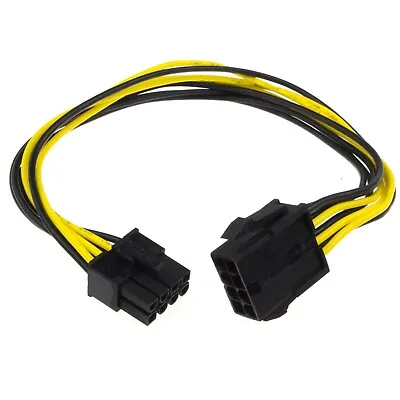 £3.21 • Buy 30cm 8 Pin PCI Express PCIe Power Extension Cable Male To Female [006233]