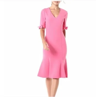 NWT Shoshanna Laney Crepe Bow Dress Size 2 • $120