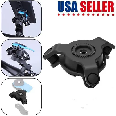 Motorcycle Anti Vibration Dampener Mount Holder Quad-Lock Cycling Phone Rack 2PC • $5.99