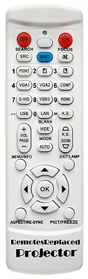 Compatible Replacement Remote Control For Iomega SCREENPLAYDIRECTOR Projector • £19.99