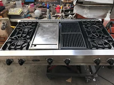 48  Viking Stainless Range Top 4+ Grill N Griddle In Los Angeles • $2000