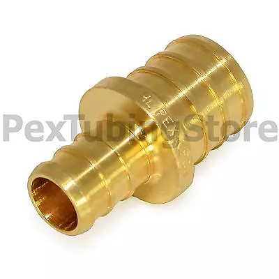 (25) 1/2  X 3/4  PEX Couplings - Brass Crimp Fittings • $25.20