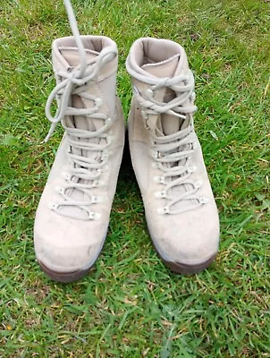 Genuine British Army Issue Meindl Desert Fox Assault / Patrol Combat Boots 8 • £19.20