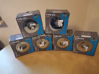 6 X Colours Hades Downlights 12v 5w 345lm 2700k IP65 LED Recessed • £16