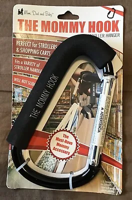 The Original Mommy Hook Stroller Hanger Accessory Black 1 Pack New • $6.24